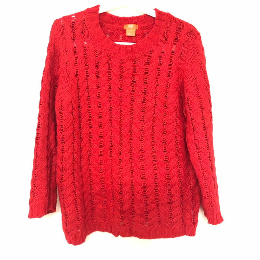 Joe Fresh red sweater ❤️❤️❤️❤️❤️❤️❤️